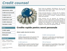 Tablet Screenshot of credite-bancare.net